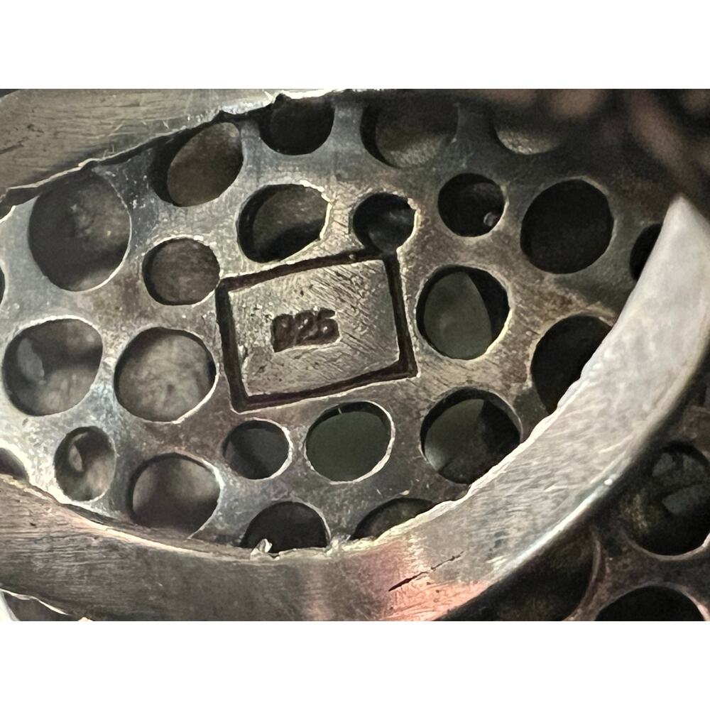 Large Vintage Mabe Pearl Bali Filigree Ring - Picture 11 of 11